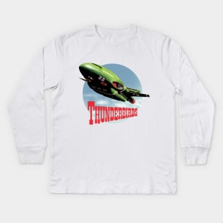 Thunderbird 2 from 'Thunderbirds' Kids Long Sleeve T-Shirt